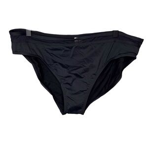 Tommy Bahama Bikini Bottom Hipster Mesh Trim Black Size 2X Plus Size Swimwear